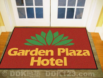 地毯型喷码印刷商标地垫广告logo地垫-2