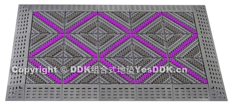 K1161-a-K型DDK三合一组合式模块地垫图片门垫图片
